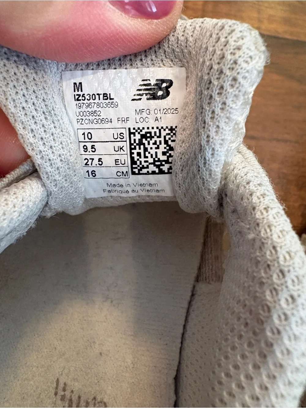 New Balance 530 Bungee Cream Off White  Toddler Size 10 Sneaker